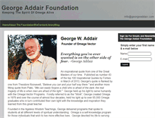 Tablet Screenshot of georgeaddair.com